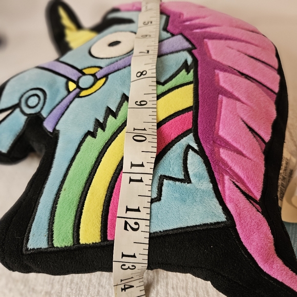 Fortnite Brite Unicorn Plush Cushion Head Pillow - Picture 5 of 7